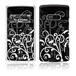 B&W Fleur Design Protective Skin Decal Sticker for LG enV2 VX9100 Cell Phone