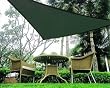 Idirectmart Triangle Sun Shade Sail 11 Feet 5 Inches - Green Color