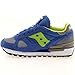 Saucony Originals Women's Shadow Original Sneaker,Blue/Bright Green,7.5 M US