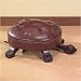 Southern Enterprises BC9310M Faux Leather Tortoise Footstool