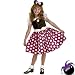 Minnie Mouse Costume (Girl - Child Husky Large 10-12)