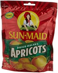 Sun Maid California Apricots, 6-Ounce Pouches (Pack of 4)