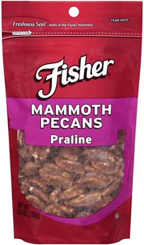 Fisher Mammoth Pecans 5.5 OZ (Pack of 12)