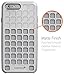 iPhone 6s Plus Case, Fosmon DURA-SQUIRCLE Durable & Flexible TPU Protective Case for Apple iPhone 6 Plus (2014) / iPhone 6s Plus (2015) - Silver