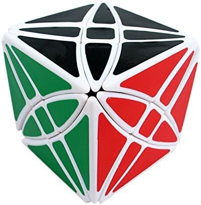 Moxing 8 Axis Hexahedron Magic Cube Flower Rex Puzzle 58Mm - White by Tworay