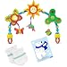 Tiny Love Sunny Stroll Arch with The First Years 2 Pack No Scratch Mitts and First Aid Cold Pack Baby Bundle
