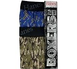 Hanes Men's Classics Young Printed Woven Boxers