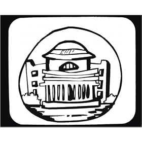 Mouse Pad with black and white, palace, Columbia by SHOPZEUS