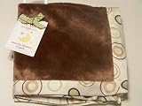 Carter's Snuggle Me Brown Circles Security Blanket 2-pack