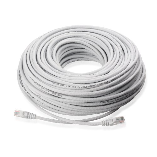 Cable Matters Cat6 Snagless Ethernet Patch Cable in White 150 Feet