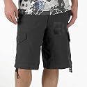 Bench Mens Logo Cargo Short Charcoal