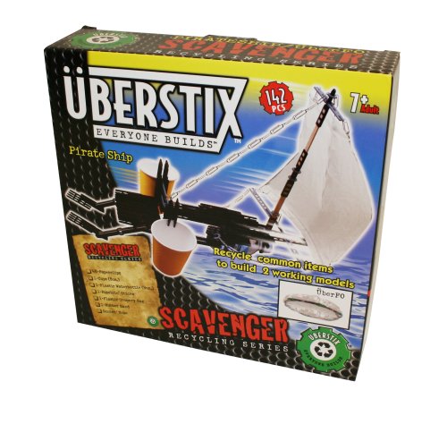 Childrens Toyshop  Toys : UBERSTIX Pirate Ship & Uberfo Scavenger Set