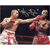 Miguel Cotto - Left Cross vs. Judah - Autographed 16x20 Photograph