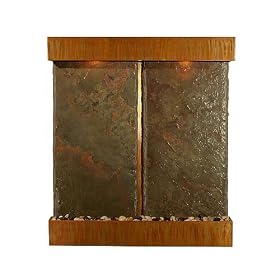 Lightweight NSI Slate Nojoqui Falls Double Fountain Patina Copper By Bluworld by Bluworld