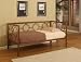 Copper Finish Metal Astoria Day Bed (Daybed) Frame