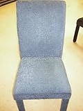 2 New fabric parson dining side chairs - Blue