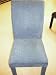 Kitchen & Housewares : 2 New fabric parson dining side chairs - Blue