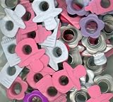 EyeLets Etc 3/16 Inch Top Painted Baby Girl Theme Designer Shaped Eyelets Assortment, Pack of 50 EyeLets Etc 3/16 Inch Top Painted Baby Girl Theme Designer Shaped Eyelets Assortment, Pack of 50