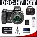 Sony CyberShot DSC-H7 8.1 Megapixel Digital Camera with 15x Optical Zoom + Lexar Media 1GB 40x Platinum II Series Memory Stick (MS) PRO Duo Card + High Speed USB 2.0 Memory Stick (MS) Card Reader + Digital Camera Case