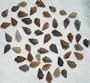 Set Of 50 Indian Arrowheads Agate New Replica 1/2 " - 1 1/2 " L