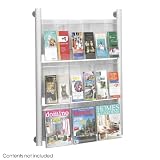 Safco Luxe  Magazine Rack - 9 Pocket (4134SL)