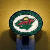 Minnesota Wild Art Glass Night Light