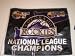 2007 Colorado Rockies Car Flag NCLS Champs 14 X 11