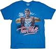 Teen Wolf Movie Poster Blue T-shirt Tee