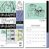 (12x12) John Lennon (Imagine) 2011 16-Month Wall Calendar
