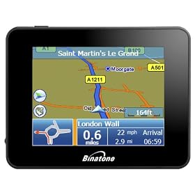 Binatone B350 Satellite Navigation with UK and ROI Mapping