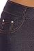 YELETE Womens Plus Size Cotton Blend Stretchy Jeggings with 5 Pockets (Navy Blue, XL)