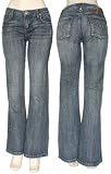 MUDD Stretch Crosshatch Distressed Denim
