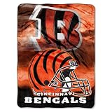 Northwest Cincinnati Bengals 60x80 Royal Plush Raschel Aggression Design Blanket