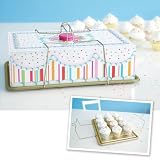 Vintage inspired Cupcake or Sheet Cake Tin / Carrier, Birthdays