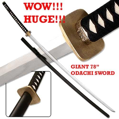 EXTREMELY RARE 78" Odachi Sword