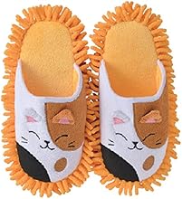 ニャンコロン マイクロファイバー モップスリッパ ミケネコ ILF-6242