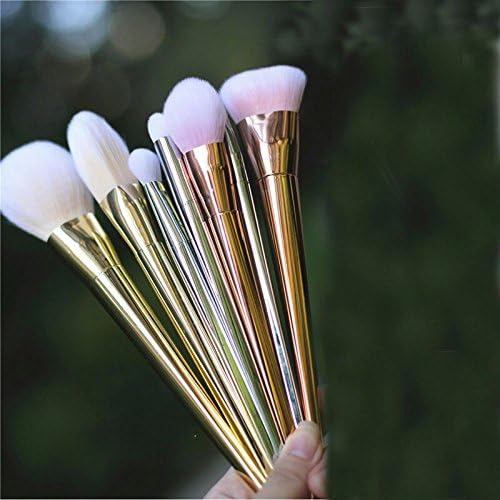 Metal tools makeup brush set