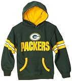 NFL Boys' Green Bay Packers Qb Jersey Hoodie - R16Ntt12 (Green, 5/6)