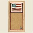 American Flag ~ cork Bulletin Board ~ code 787