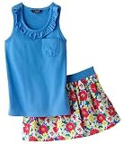 Blue Tank & Floral Scooter Set by Chaps Size 3 / 3T