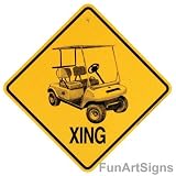 516iZEP4DLL. SL160  Golf Cart Crossing Xing Sign