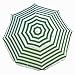 8 Foot Jumbo Compact Beach Umbrella UPF 55+ with Tilt