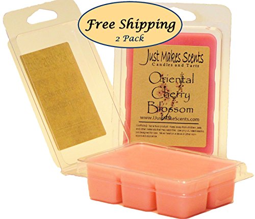 2 Pack - Oriental Cherry Blossom Scented Wax Melts by Just Makes Scents