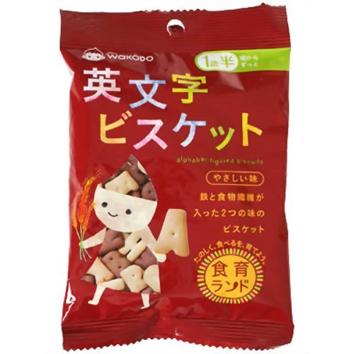 食育ランド 英文字ビスケット 30g