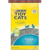 Tidy Cats Cat Litter, Non-Clumping, Instant Action, 20-Pound Bag, Pack of 1