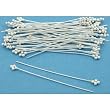 60 Sterling Silver Head Pins Jewelry Beading Findings