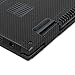 Skinomi Black Carbon Fiber Full Body Skin Compatible with Toshiba Satellite Radius (2015, 14 inch)(Full Coverage) TechSkin with Anti-Bubble Clear Film Screen Protector