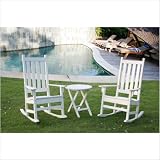 Hospitality Rattan 3 PC SET-286 North Port Garden Rocking Chair