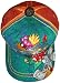 Men's Ed Hardy Hat Cap True to my Love Green/Orange