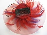 Red Hat Ladies... Super Pretty Head Piece!!! Red Hat Ladies Society!!